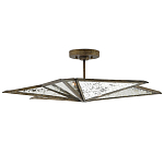 Потолочный светильник фигурный с состаренными зеркальными панелями Antique Mirror варинант исполнения - 2 | Loft Concept в Екатеринбурге