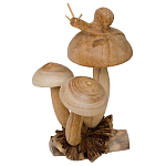 Статуэтка из дерева улитка Animals of the World варинант исполнения - 4 | Loft Concept в Екатеринбурге