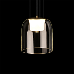 Подвесной светильник с цилиндрическим прозрачным стеклянным плафоном Grada Light варинант исполнения - 5 | Loft Concept в Екатеринбурге