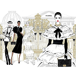 Megan Hess. Elegance варинант исполнения - 4 | Loft Concept в Екатеринбурге