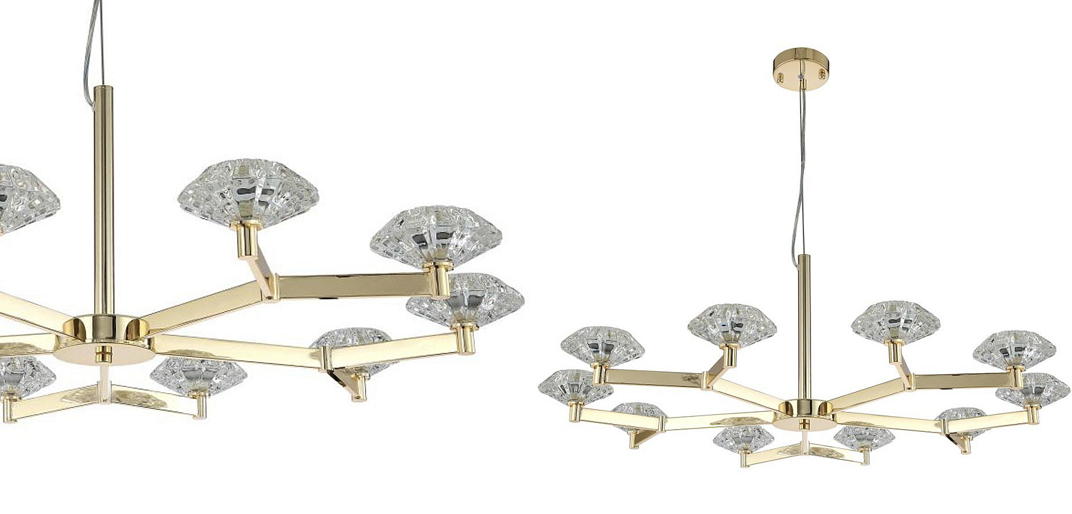 Люстра Yerker Chandelier Gold 10 Люстра Yerker Chandelier Gold 10 - Loft-Concept в Екатеринбурге