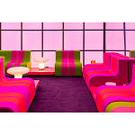 Дизайнерское кресло зеленое Poltronova Sofo Verosa Green Pink Armchair варинант исполнения - 12 | Loft Concept в Екатеринбурге