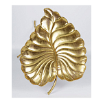 Столик приставной с столешницей Тропический лист Tropical Forest gold варинант исполнения - 4 | Loft Concept в Екатеринбурге