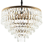 Люстра с прямоугольными хрустальными подвесками Lunet Crystal Rectangulars Chandelier 12 варинант исполнения - 1 | Loft Concept в Екатеринбурге