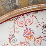 Трехместный диван из массива бука бежевый с растительным орнаментом Raffael Renaissance Beige Sofa варинант исполнения - 5 | Loft Concept в Екатеринбурге