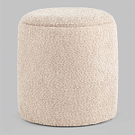 Пуфик Бежевое Букле Poof Alice Beige Boucle  варинант исполнения - 5 | Loft Concept в Екатеринбурге