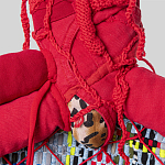 Настенный ковер разноцветный из одежды Heart варинант исполнения - 4 | Loft Concept в Екатеринбурге