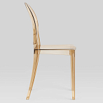 Прозрачный стул с янтарным оттенком LOUIS GHOST CHAIR варинант исполнения - 2 | Loft Concept в Екатеринбурге