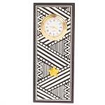 Часы подарочные настольные в виде погона Генерала из натурального камня Змеевик Silver Military Clock варинант исполнения - 10 | Loft Concept в Екатеринбурге