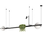 Подвесной линейный светильник Barbell варинант исполнения - 3 | Loft Concept в Екатеринбурге