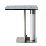 Дизайнерский журнальный стол с прямоугольной рельефной столешницей Nord варинант исполнения - 1 | Loft Concept в Екатеринбурге