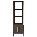 Этажерка Primo с тумбой шпон темный орех варинант исполнения - 1 | Loft Concept в Екатеринбурге