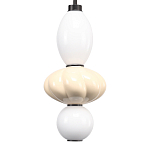 Подвесной светильник фигурный с керамическими элементами Light Fragrant варинант исполнения - 4 | Loft Concept в Екатеринбурге