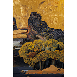 Кофейный стол с японским пейзажем Bohemia coffee table  варинант исполнения - 6 | Loft Concept в Екатеринбурге