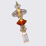 Подвесной светильник с плафонами разной формы Geometry Glass варинант исполнения - 2 | Loft Concept в Екатеринбурге