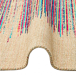 Ковер с геометрическим узором из комбинированного состава Full rhythm варинант исполнения - 2 | Loft Concept в Екатеринбурге