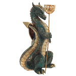Подсвечник в виде дракона Dragon Candlestick Red Gold Blue Green варинант исполнения - 4 | Loft Concept в Екатеринбурге