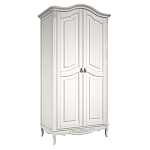 Шкаф белый из массива бука в стиле прованс White Provence варинант исполнения - 3 | Loft Concept в Екатеринбурге