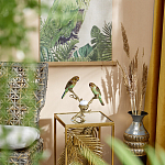 Подсвечник с двумя попугаями из фарфора на бронзовой ветке Eden Garden варинант исполнения - 6 | Loft Concept в Екатеринбурге