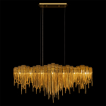 Люстра подвесная с металлическими дугами и длинными цепочками 115 см Atlantis Chain варинант исполнения - 5 | Loft Concept в Екатеринбурге