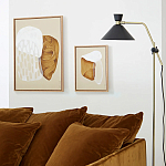 Торшер с поворотным плафоном Davy Brass Floor Lamp варинант исполнения - 11 | Loft Concept в Екатеринбурге