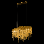 Люстра подвесная с металлическими цепочками и изогнутыми металлическими дугами 72 см Atlantis Chain варинант исполнения - 15 | Loft Concept в Екатеринбурге