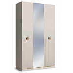 Шкаф трёхдверный с 1-ой зеркальной дверью Satin Furniture варинант исполнения - 1 | Loft Concept в Екатеринбурге