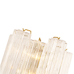 Бра с вертикальными стеклянными подвесками Hexagon Tube Light варинант исполнения - 4 | Loft Concept в Екатеринбурге