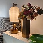 Настольная лампа в виде фонаря с белым фактурным абажуром Echoes of Light варинант исполнения - 4 | Loft Concept в Екатеринбурге