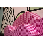 Дизайнерский модульный диван волнистой формы с цветным принтом Poltronova Superonda Sofa варинант исполнения - 11 | Loft Concept в Екатеринбурге