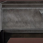 Консоль прямоугольная серая с 4-мя выдвижными ящиками Grany варинант исполнения - 4 | Loft Concept в Екатеринбурге