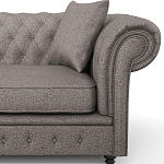 Мебельная ткань Шенилл серый цвет 138 см T4-32 варинант исполнения - 12 | Loft Concept в Екатеринбурге