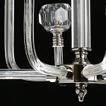 Люстра с 8-ю лампами и гранеными стеклянными плафонами Prism Gala варинант исполнения - 10 | Loft Concept в Екатеринбурге