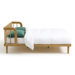 Кровать из массива дуба с пружинным блоком Mateta варинант исполнения - 3 | Loft Concept в Екатеринбурге