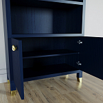 Книжный Стеллаж Elsa Dreams Blue с задней стенкой варинант исполнения - 3 | Loft Concept в Екатеринбурге