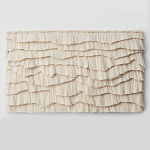 Светло-Бежевое Панно из нитей White Landscape Wall Hanging варинант исполнения - 4 | Loft Concept в Екатеринбурге