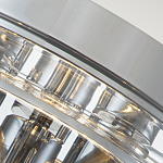 Потолочный светильник для ванных комнат с круглым стеклянным плафоном и тремя лампами Quoizel варинант исполнения - 8 | Loft Concept в Екатеринбурге