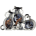 Фоторамка детская Childhood Corner Three cats варинант исполнения - 1 | Loft Concept в Екатеринбурге
