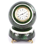 Часы настольные в виде шара из натурального камня Ball Stone Clock варинант исполнения - 6 | Loft Concept в Екатеринбурге