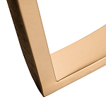 Консоль с белая овальная с мраморной столешницей Thoroughbass  варинант исполнения - 3 | Loft Concept в Екатеринбурге