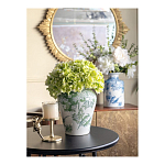 Ваза с зелеными цветочными и птичьими мотивами Vase Inspired by Nature варинант исполнения - 6 | Loft Concept в Екатеринбурге