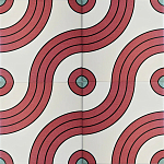 Дизайнерская плитка с узором Дорожки 2 варинант исполнения - 2 | Loft Concept в Екатеринбурге