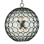 Люстра в форме шара из круглых декоративных элементов Circle of Light варинант исполнения - 1 | Loft Concept в Екатеринбурге