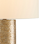 Настольная лампа золотая с цилиндрическим абажуром Golden Mosaic варинант исполнения - 1 | Loft Concept в Екатеринбурге