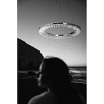 Люстра круглая с прозрачной хрустальной рамкой Maude Crystal Light варинант исполнения - 14 | Loft Concept в Екатеринбурге