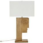 Настольная лампа с прямоугольным белым абажуром Skillful Face варинант исполнения - 5 | Loft Concept в Екатеринбурге