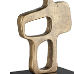 Настольная лампа с фигурным каркасом и прямоугольным тканевым абажуром Brutalist Profile варинант исполнения - 1 | Loft Concept в Екатеринбурге