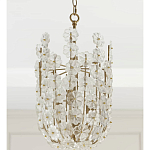 Подвесной светильник декорированный цветами из стекла Lightness of Flowers варинант исполнения - 3 | Loft Concept в Екатеринбурге