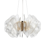 Люстра с декором в виде крупных рельефных лепестков 80 см Ethereal Bloom варинант исполнения - 1 | Loft Concept в Екатеринбурге