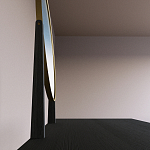 Туалетный Стол с зеркалом Primo Черный дуб варинант исполнения - 6 | Loft Concept в Екатеринбурге